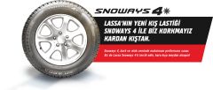 Lassa 185/65 R15 88T SNOWAYS 4 ÜRETİM YILI : 2024